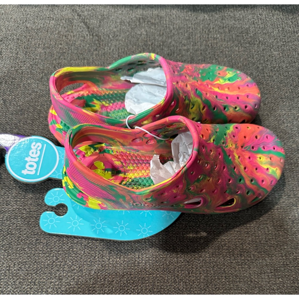 TOTES Splash and play kids clogs size 11-12 - Picture 2 of 7